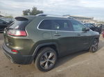 2019 Jeep Cherokee Limited Green vin: 1C4PJLDXXKD129931