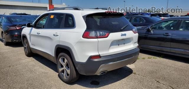 2019 Jeep Cherokee Limited White vin: 1C4PJLDXXKD273219