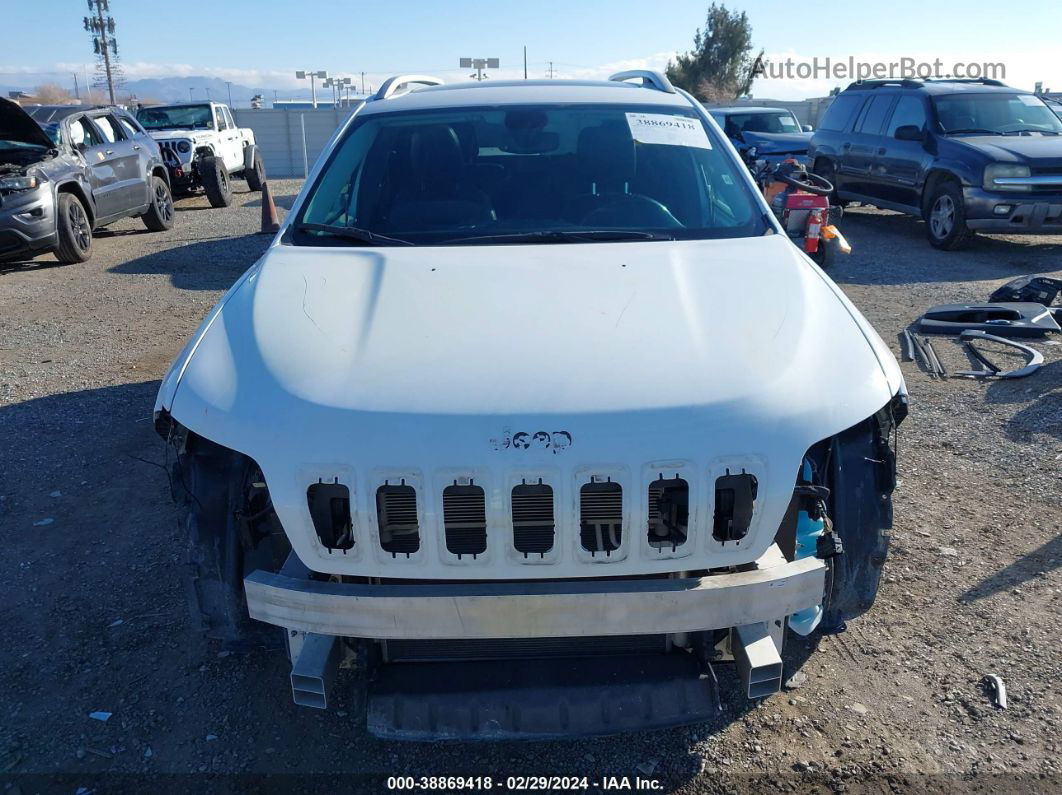 2019 Jeep Cherokee Latitude Plus Fwd White vin: 1C4PJLLB0KD131788