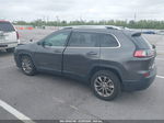 2019 Jeep Cherokee Latitude Plus Fwd Gray vin: 1C4PJLLB0KD202634