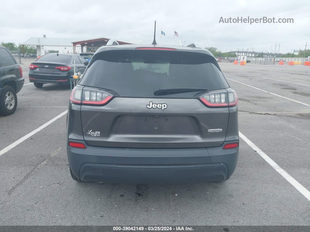 2019 Jeep Cherokee Latitude Plus Fwd Gray vin: 1C4PJLLB0KD202634