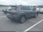 2019 Jeep Cherokee Latitude Plus Fwd Gray vin: 1C4PJLLB0KD202634