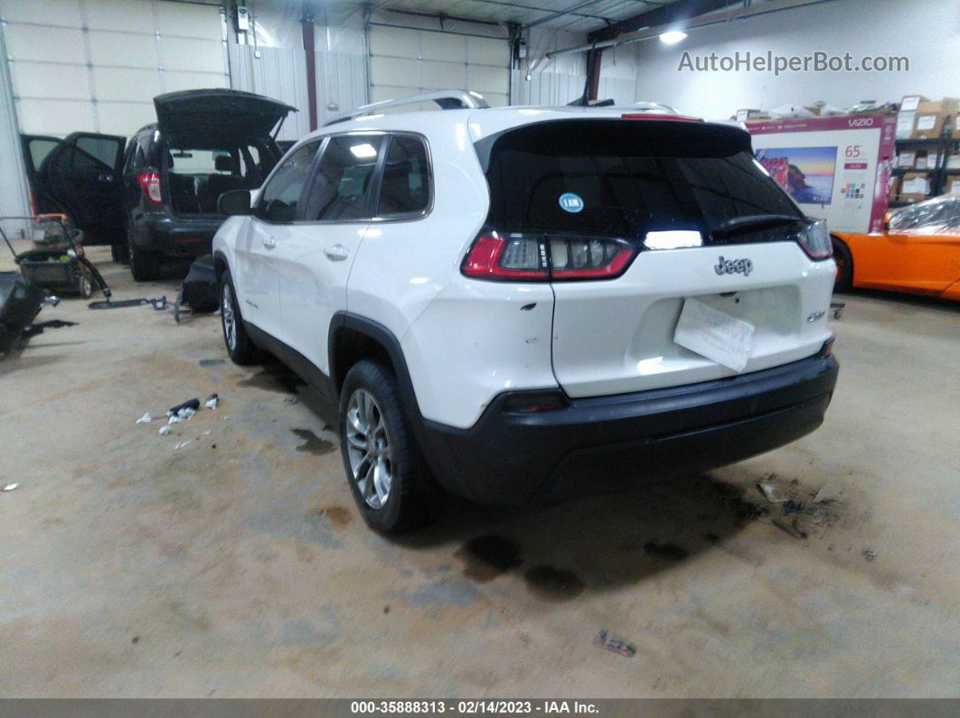 2019 Jeep Cherokee Latitude Plus Fwd White vin: 1C4PJLLB0KD242521