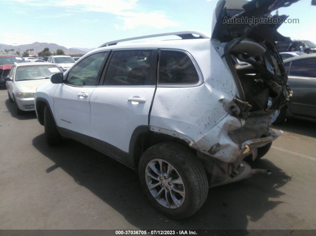 2019 Jeep Cherokee Latitude Plus White vin: 1C4PJLLB0KD274918