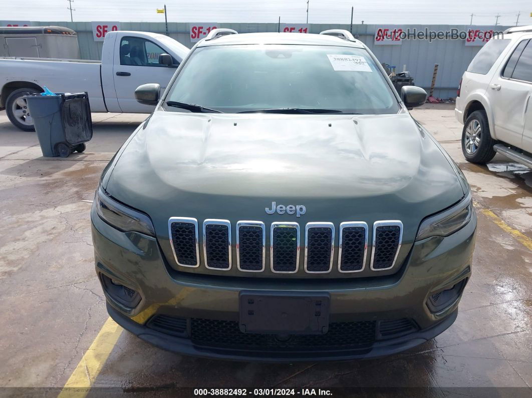 2021 Jeep Cherokee Latitude Plus Fwd Green vin: 1C4PJLLB0MD228279