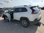 2019 Jeep Cherokee Latitude Plus White vin: 1C4PJLLB1KD242396