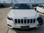 2019 Jeep Cherokee Latitude Plus White vin: 1C4PJLLB1KD242396