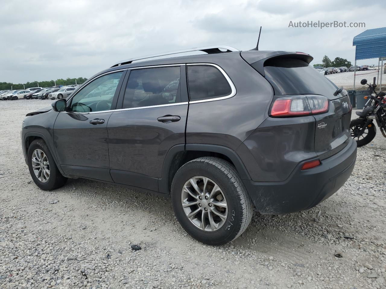 2019 Jeep Cherokee Latitude Plus Brown vin: 1C4PJLLB1KD249199