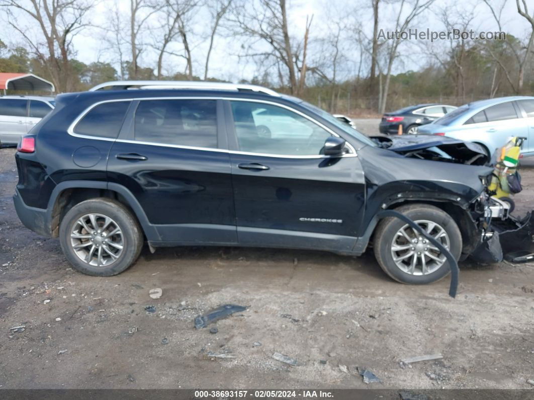 2019 Jeep Cherokee Latitude Plus Fwd Black vin: 1C4PJLLB1KD455753