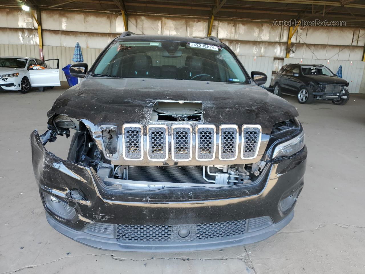 2021 Jeep Cherokee Latitude Plus Black vin: 1C4PJLLB1MD169470