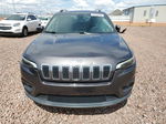 2019 Jeep Cherokee Latitude Plus Gray vin: 1C4PJLLB2KD202215