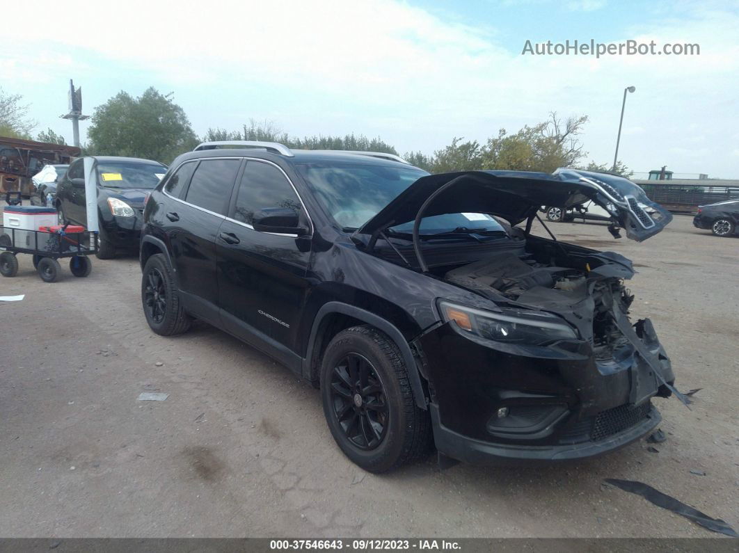 2019 Jeep Cherokee Latitude Plus Fwd Black vin: 1C4PJLLB2KD265718