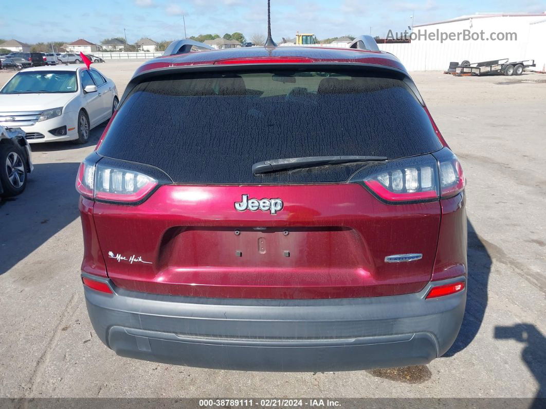 2019 Jeep Cherokee Latitude Plus Fwd Red vin: 1C4PJLLB2KD269462