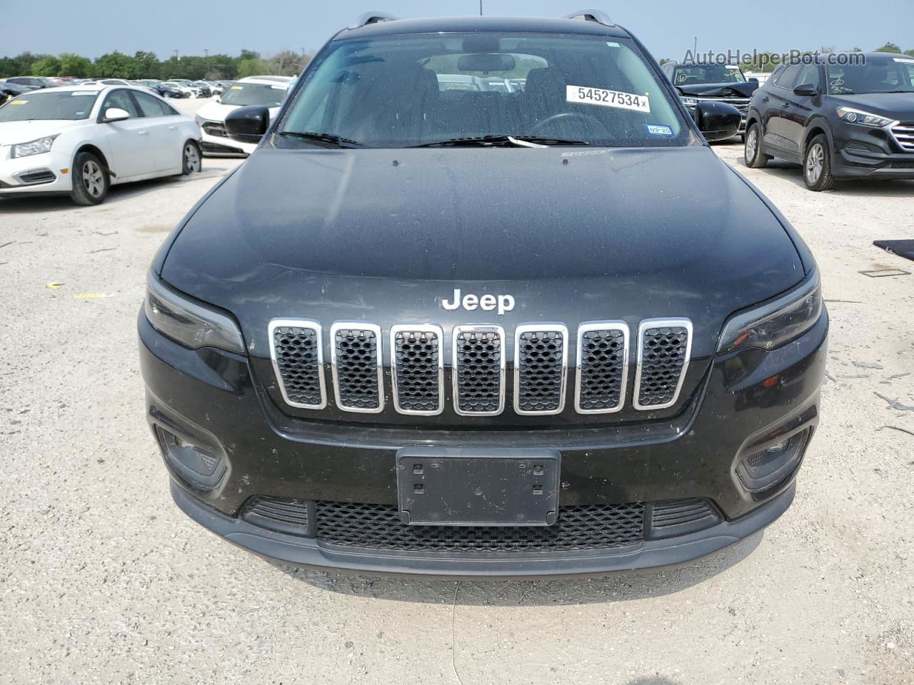 2019 Jeep Cherokee Latitude Plus Черный vin: 1C4PJLLB2KD403662