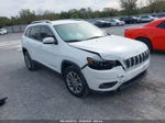 2019 Jeep Cherokee Latitude Plus Fwd White vin: 1C4PJLLB2KD419781