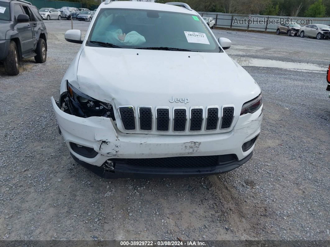 2019 Jeep Cherokee Latitude Plus Fwd White vin: 1C4PJLLB2KD419781