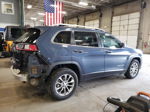 2021 Jeep Cherokee Latitude Plus Синий vin: 1C4PJLLB2MD180008