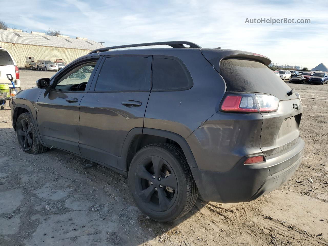 2021 Jeep Cherokee Latitude Plus Gray vin: 1C4PJLLB2MD183832