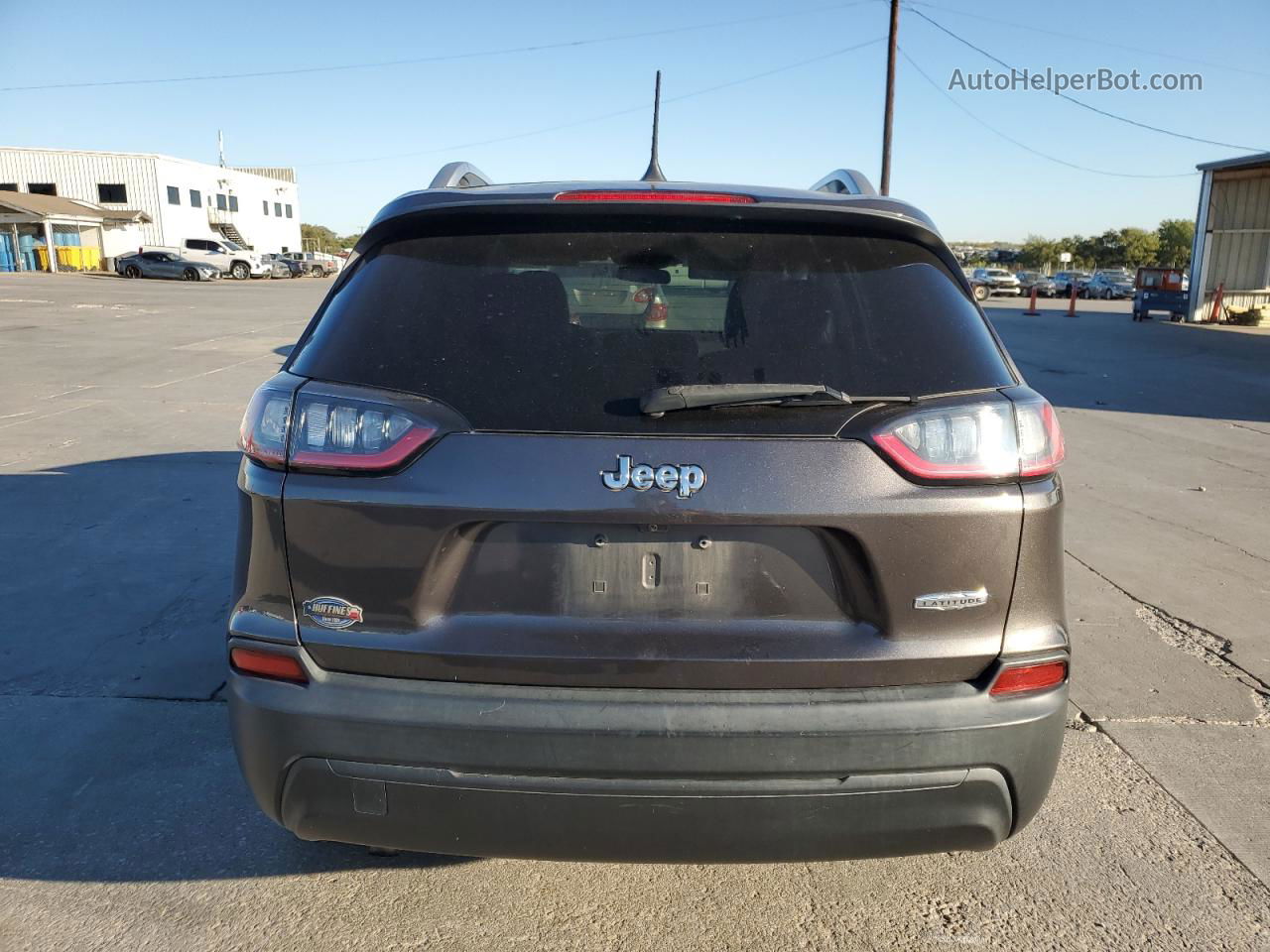 2019 Jeep Cherokee Latitude Plus Серый vin: 1C4PJLLB3KD154126