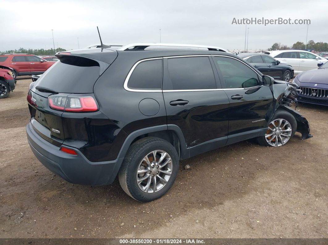 2019 Jeep Cherokee Latitude Plus Fwd Black vin: 1C4PJLLB3KD221078