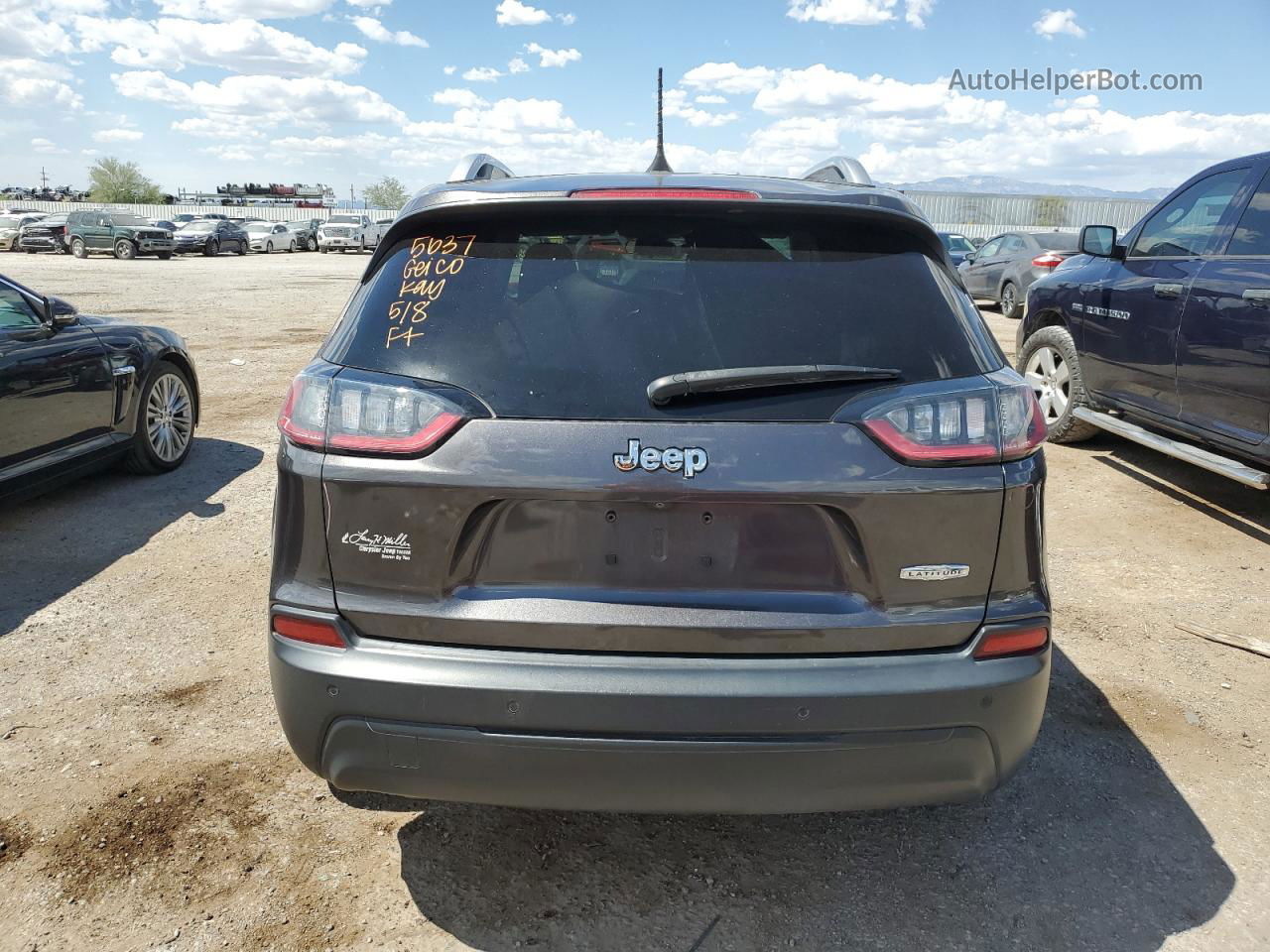 2019 Jeep Cherokee Latitude Plus Charcoal vin: 1C4PJLLB3KD262116