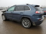 2019 Jeep Cherokee Latitude Plus Blue vin: 1C4PJLLB3KD366783