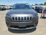 2019 Jeep Cherokee Latitude Plus Gray vin: 1C4PJLLB3KD429087