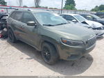 2019 Jeep Cherokee Latitude Plus Fwd Green vin: 1C4PJLLB3KD439621