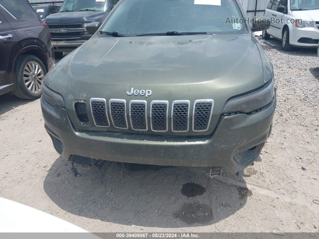 2019 Jeep Cherokee Latitude Plus Fwd Зеленый vin: 1C4PJLLB3KD439621