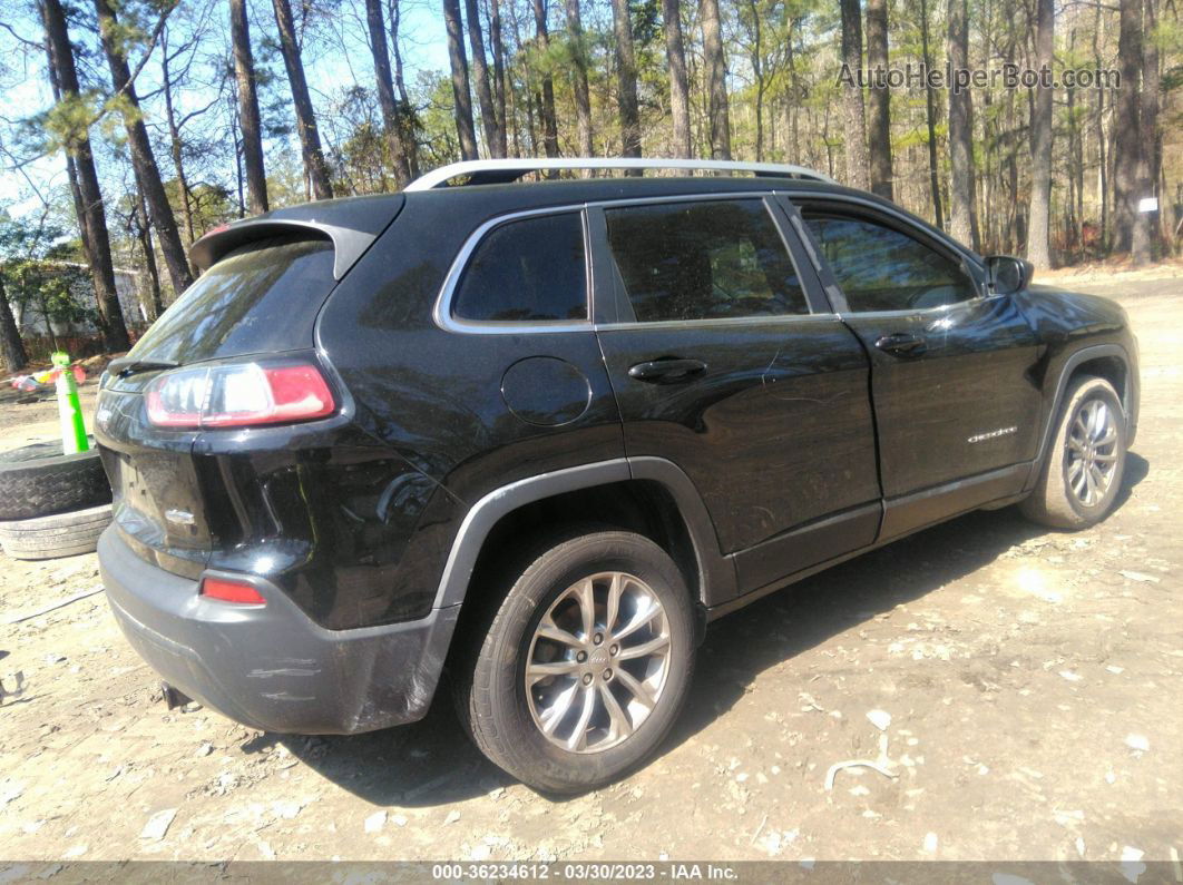 2019 Jeep Cherokee Latitude Plus Black vin: 1C4PJLLB4KD132653