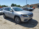 2019 Jeep Cherokee Latitude Plus Silver vin: 1C4PJLLB4KD226256