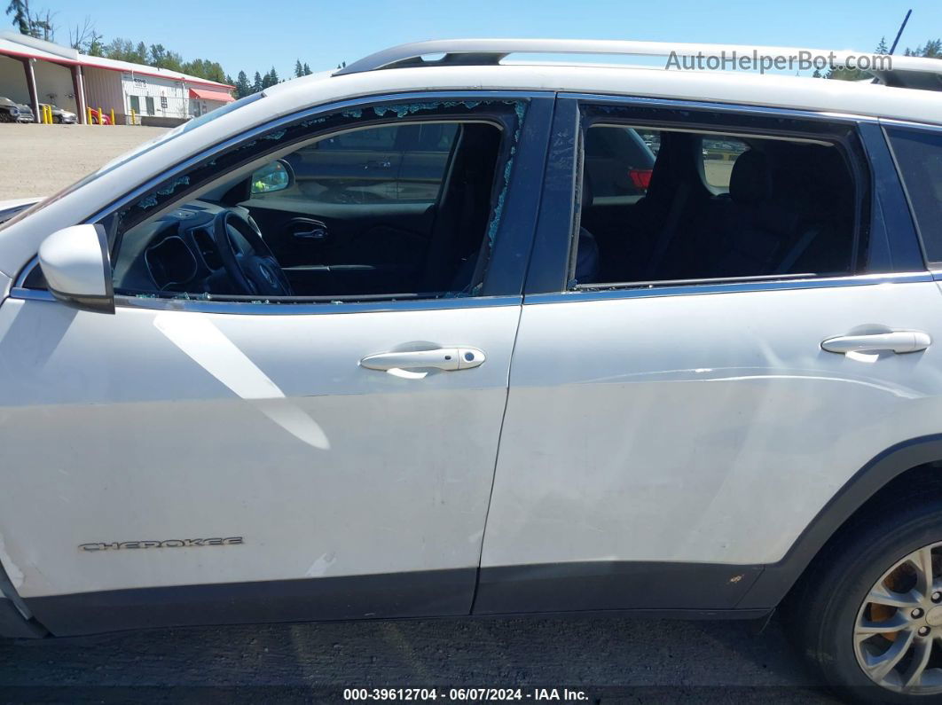 2019 Jeep Cherokee Latitude Plus Fwd White vin: 1C4PJLLB4KD264439