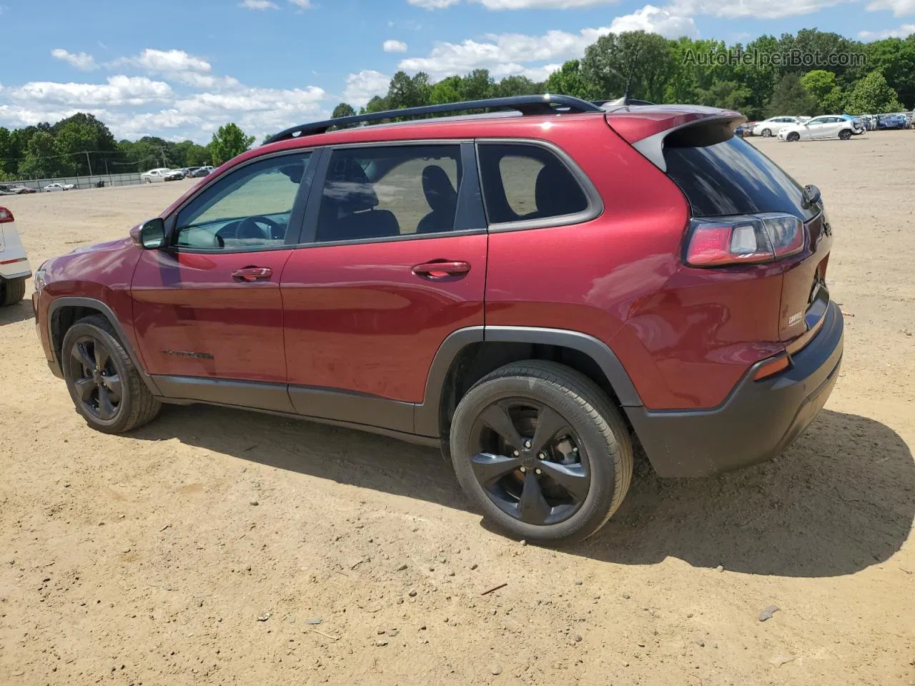 2021 Jeep Cherokee Latitude Plus Red vin: 1C4PJLLB4MD130386