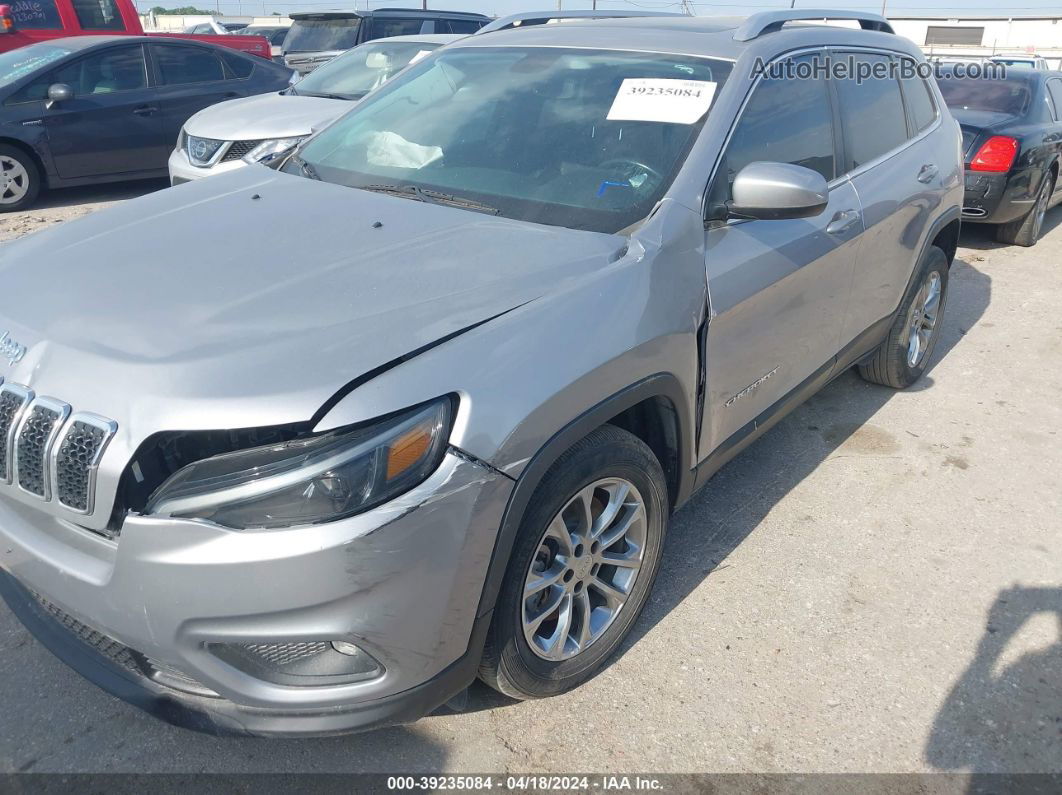 2019 Jeep Cherokee Latitude Plus Fwd Gray vin: 1C4PJLLB5KD128613