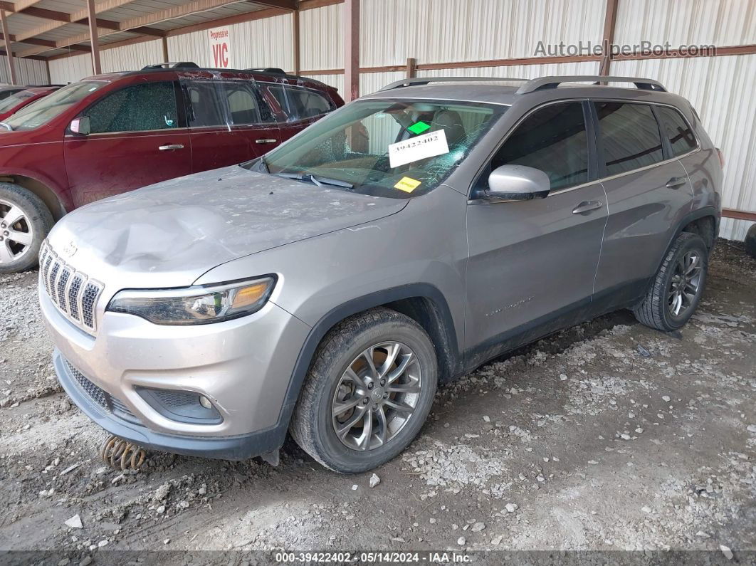 2019 Jeep Cherokee Latitude Plus Fwd Silver vin: 1C4PJLLB5KD151308