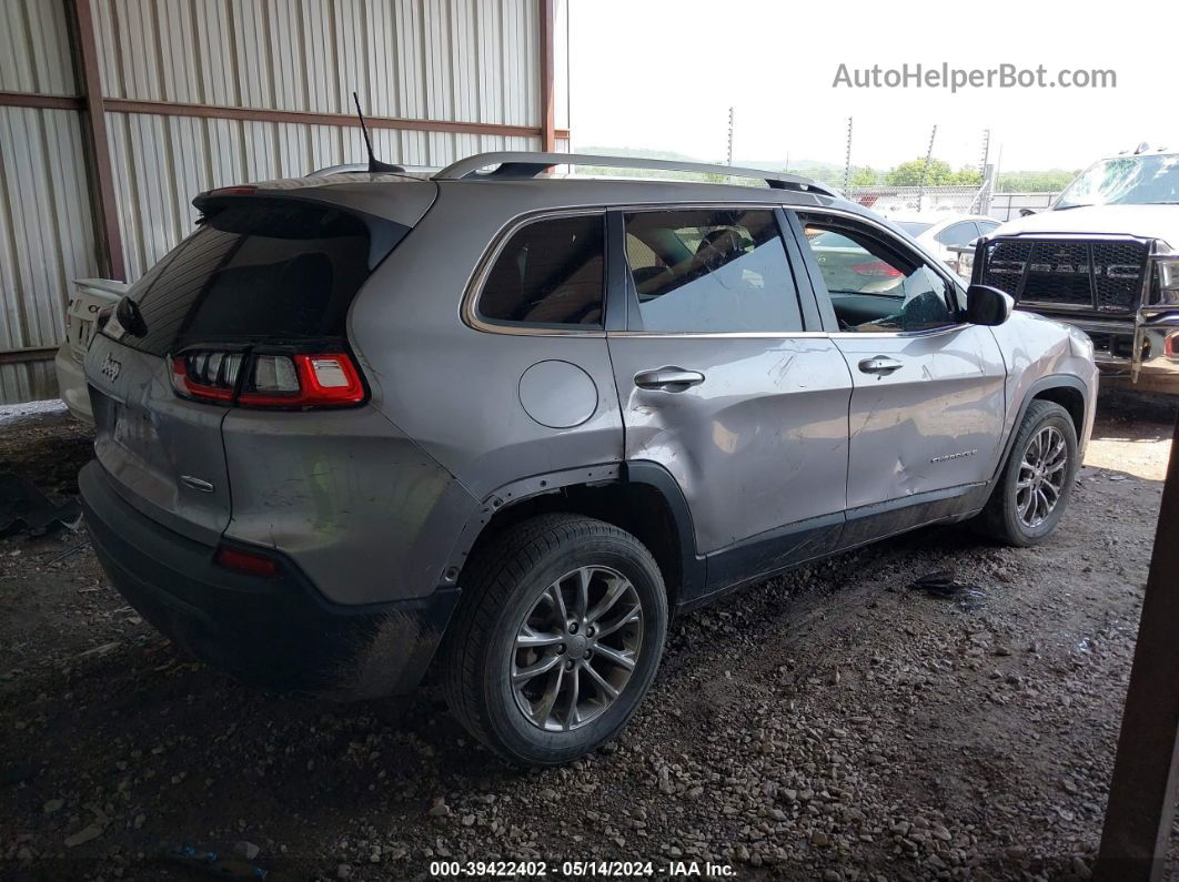 2019 Jeep Cherokee Latitude Plus Fwd Серебряный vin: 1C4PJLLB5KD151308