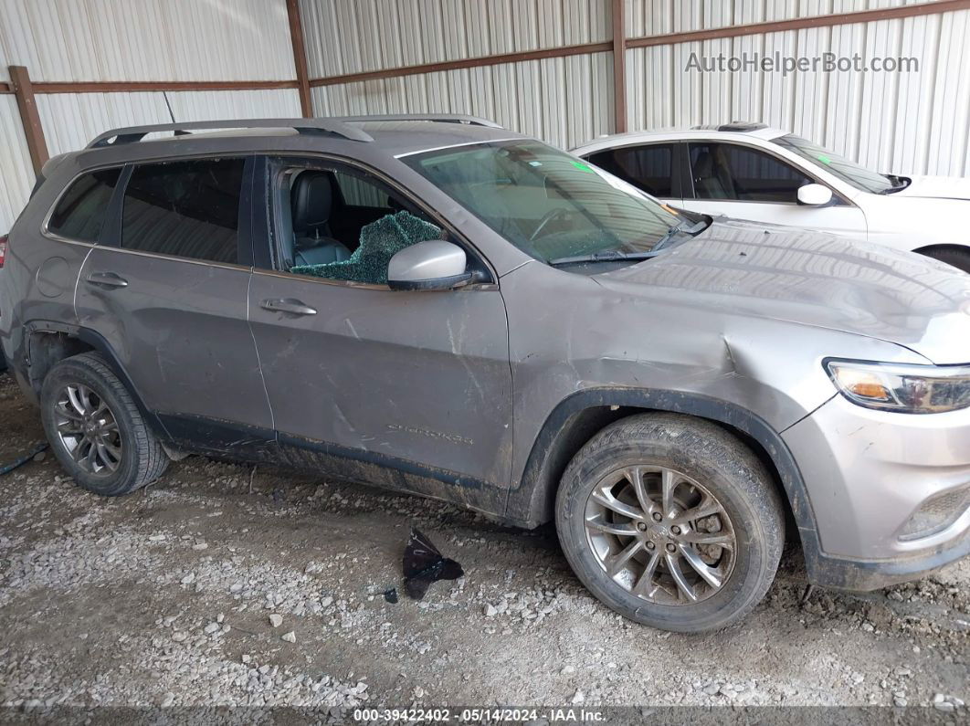 2019 Jeep Cherokee Latitude Plus Fwd Silver vin: 1C4PJLLB5KD151308