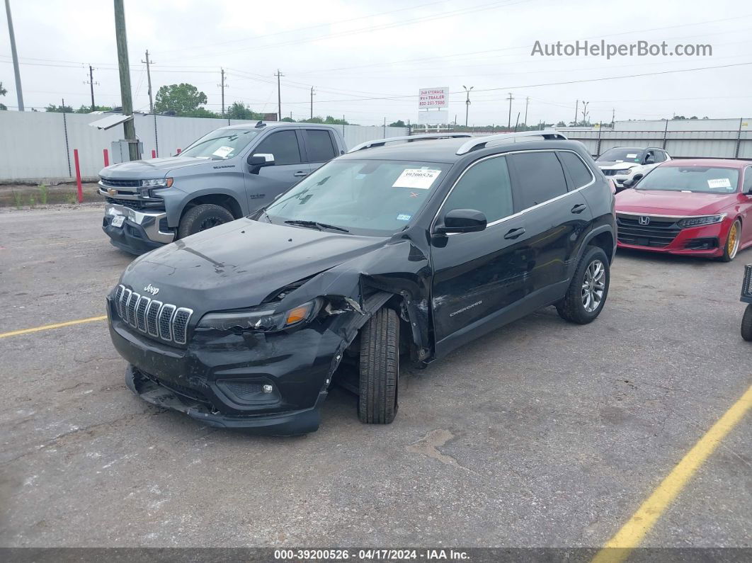 2019 Jeep Cherokee Latitude Plus Fwd Black vin: 1C4PJLLB5KD176497