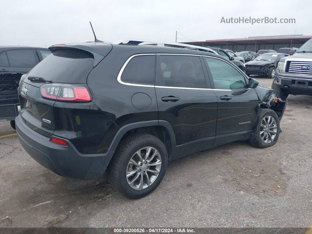 2019 Jeep Cherokee Latitude Plus Fwd Черный vin: 1C4PJLLB5KD176497