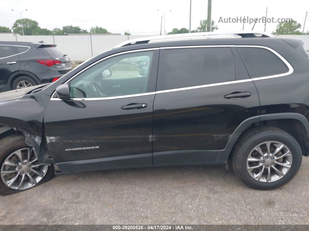 2019 Jeep Cherokee Latitude Plus Fwd Black vin: 1C4PJLLB5KD176497