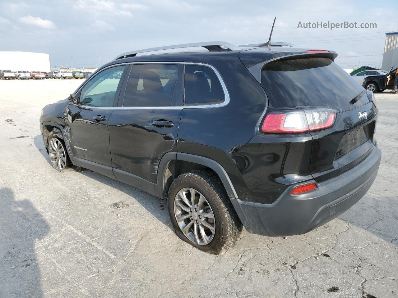 2019 Jeep Cherokee Latitude Plus Black vin: 1C4PJLLB5KD202211