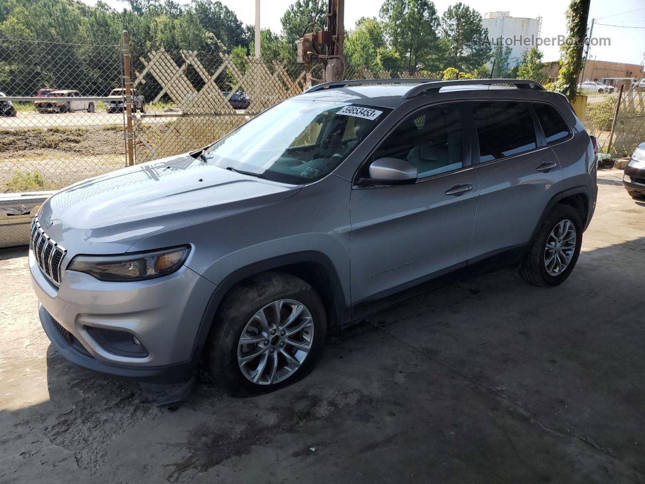 2019 Jeep Cherokee Latitude Plus Серебряный vin: 1C4PJLLB5KD202516