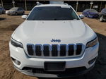 2019 Jeep Cherokee Latitude Plus White vin: 1C4PJLLB5KD316404