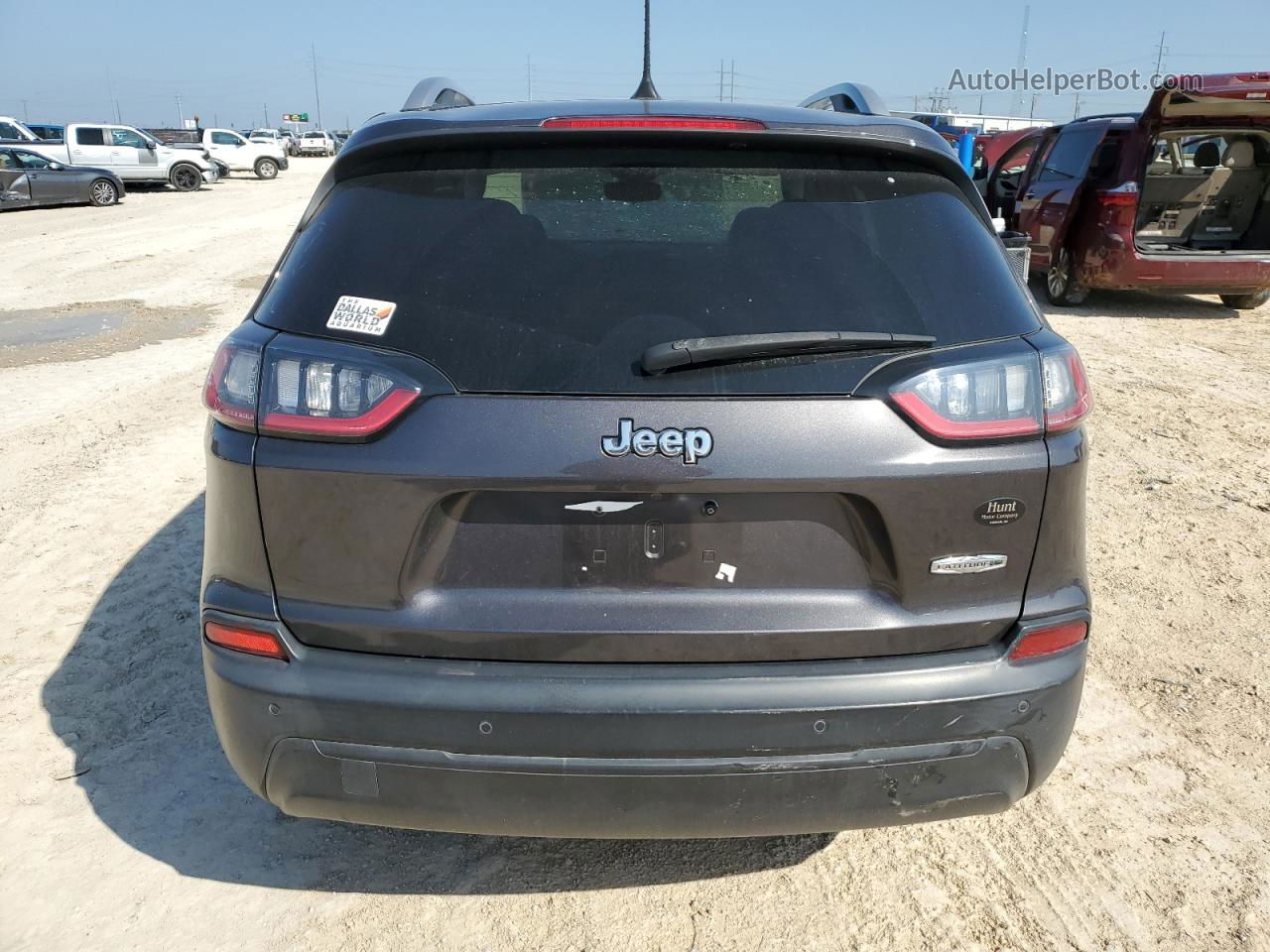 2021 Jeep Cherokee Latitude Plus Gray vin: 1C4PJLLB5MD150193