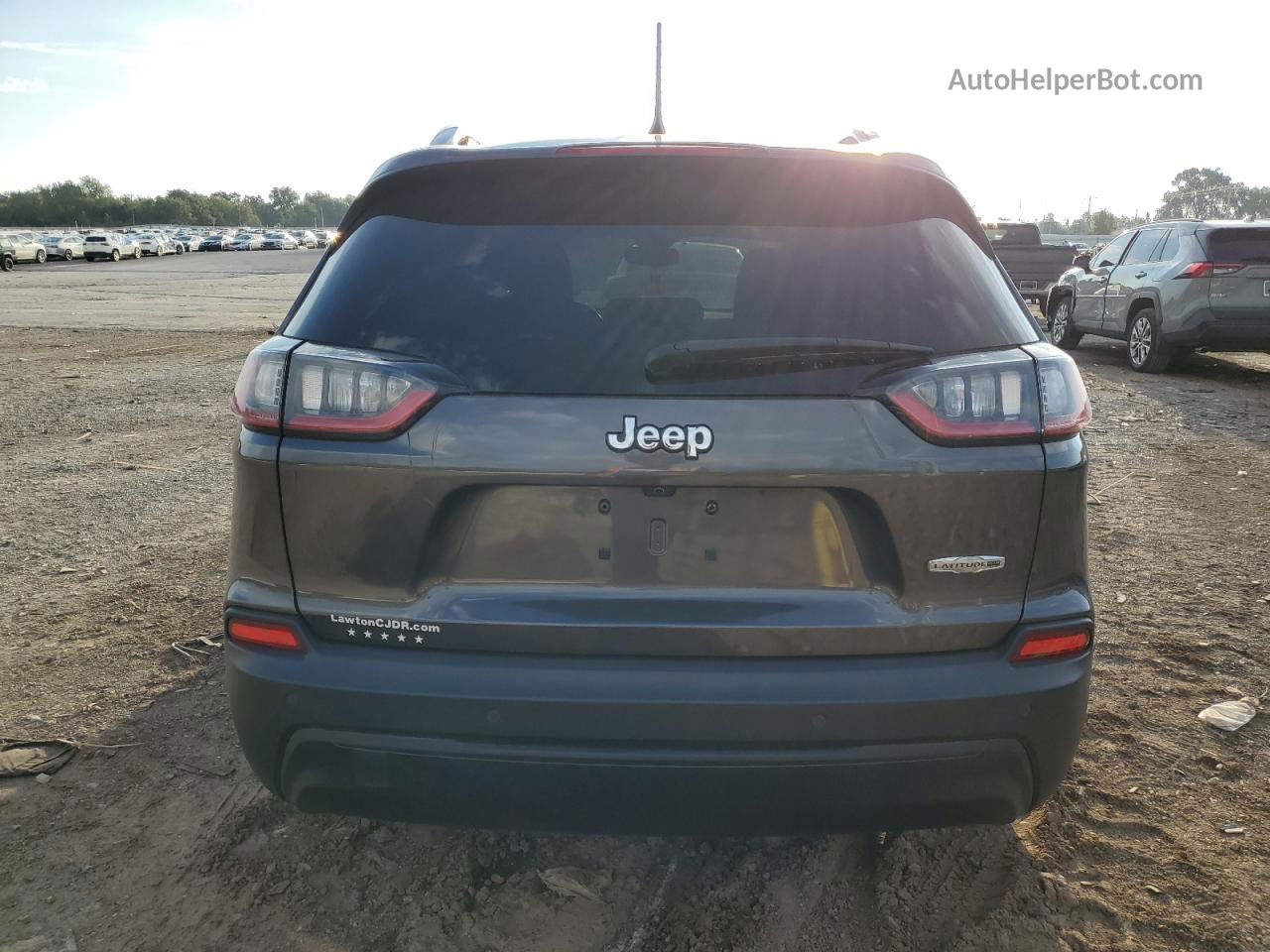 2021 Jeep Cherokee Latitude Plus Gray vin: 1C4PJLLB5MD164207