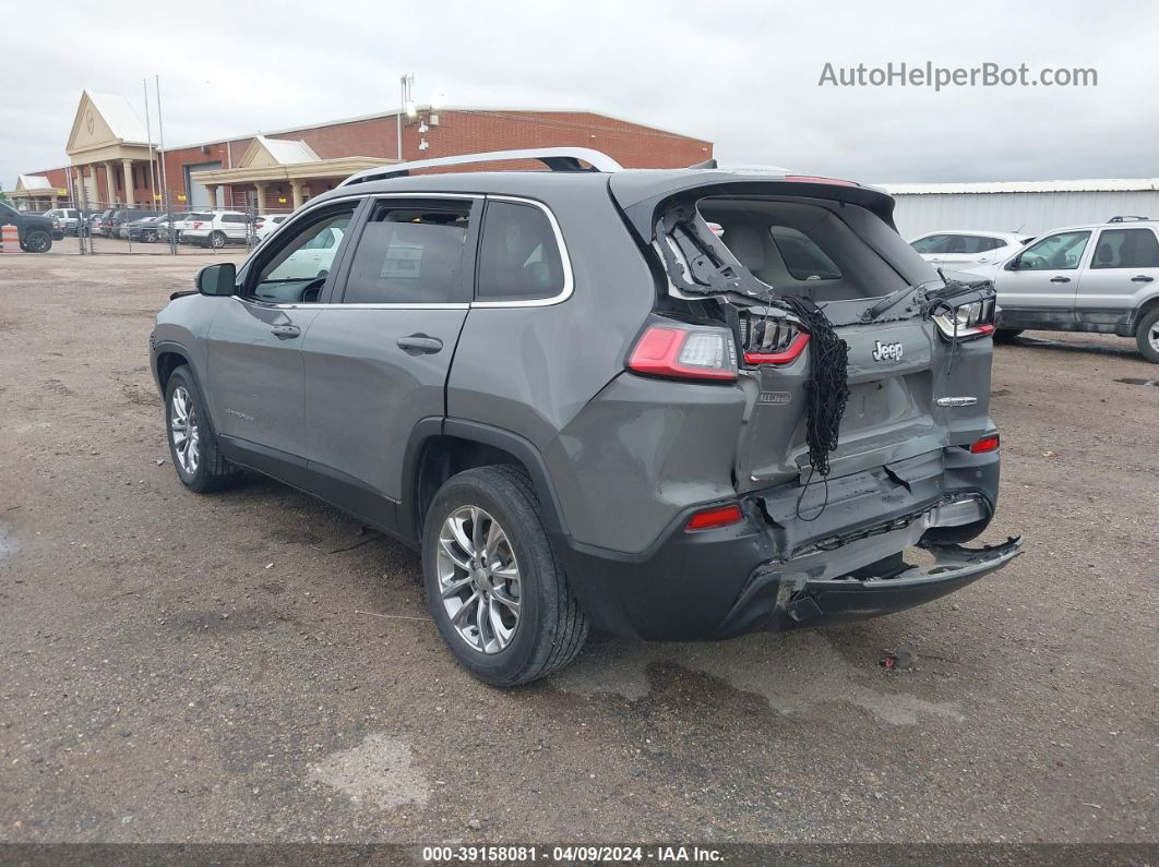 2021 Jeep Cherokee Latitude Plus Fwd Gray vin: 1C4PJLLB5MD215205