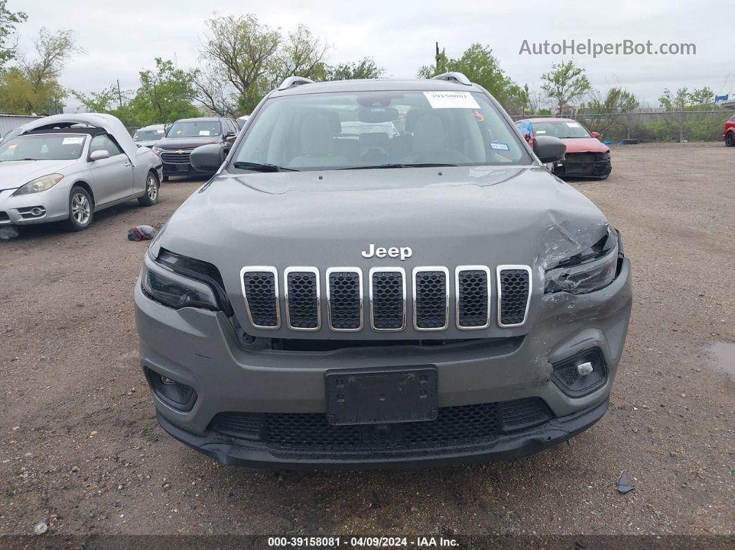 2021 Jeep Cherokee Latitude Plus Fwd Gray vin: 1C4PJLLB5MD215205