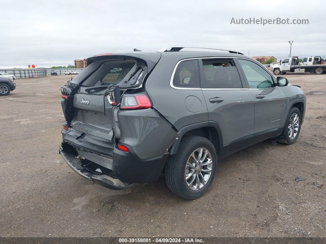 2021 Jeep Cherokee Latitude Plus Fwd Gray vin: 1C4PJLLB5MD215205