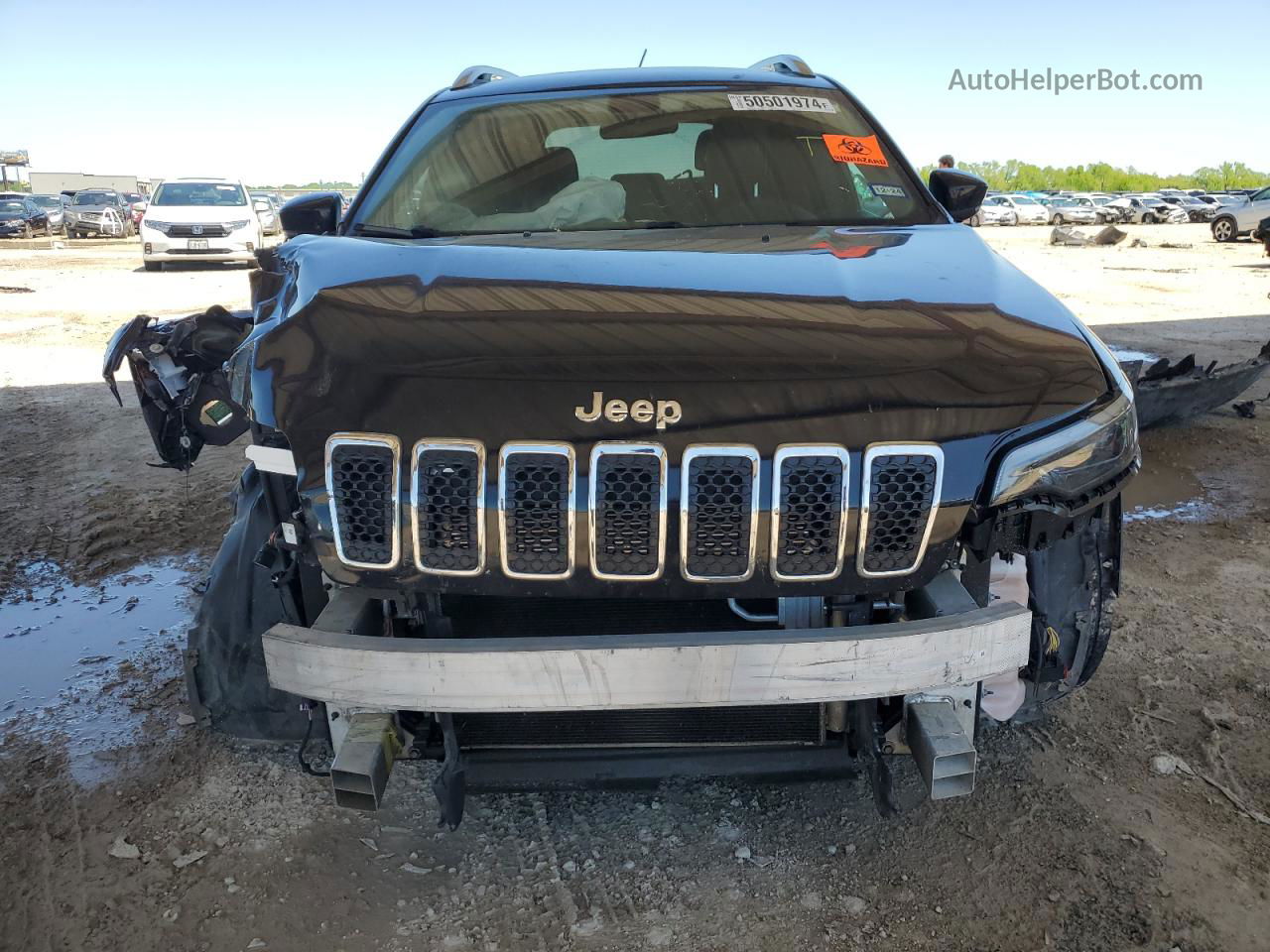 2019 Jeep Cherokee Latitude Plus Black vin: 1C4PJLLB6KD348844