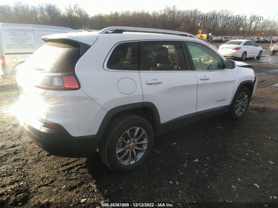 2019 Jeep Cherokee Latitude Plus Белый vin: 1C4PJLLB6KD380774